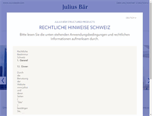 Tablet Screenshot of derivatives.juliusbaer.com